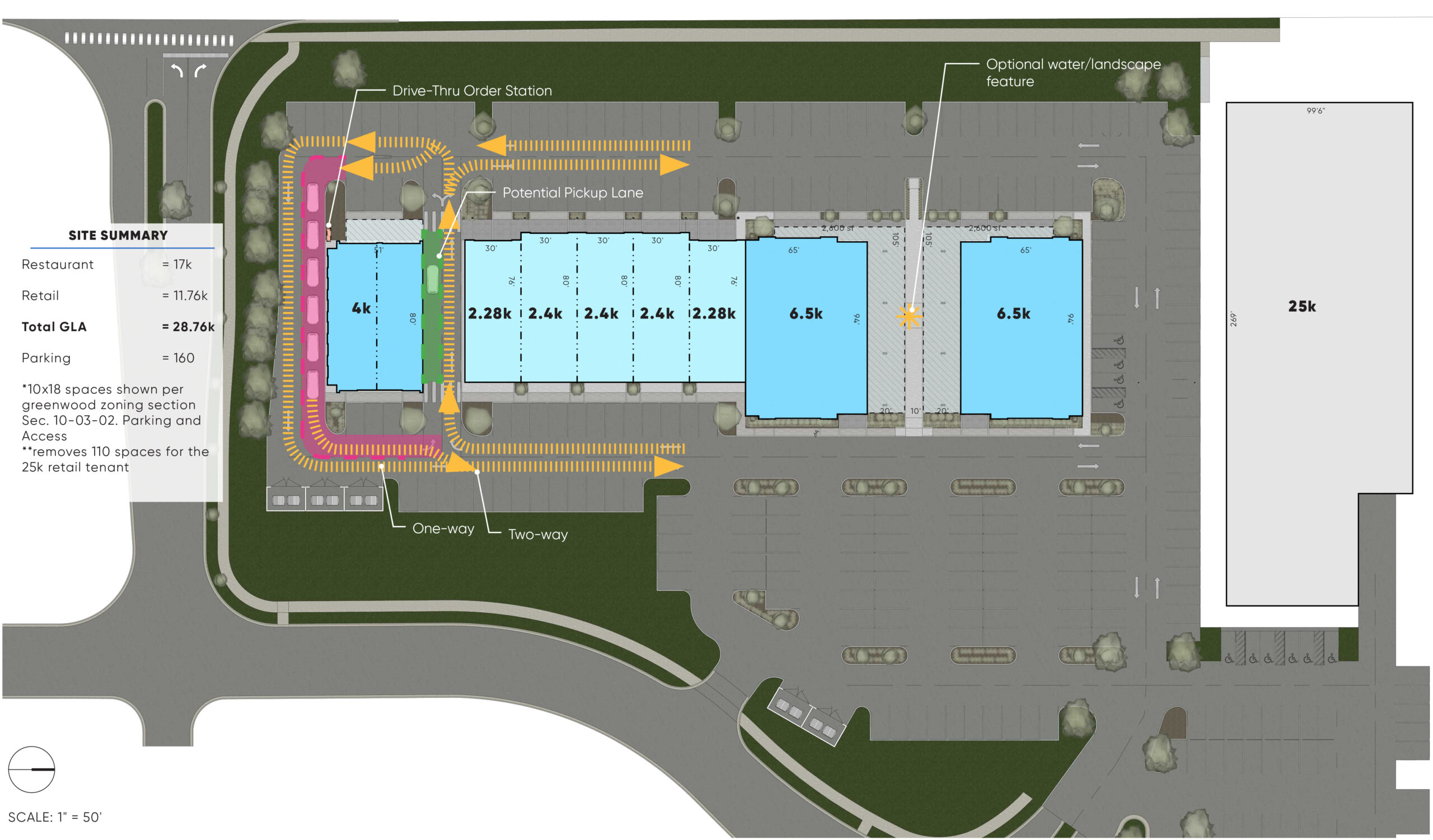 07282025 Site Plan Traffic Pattern